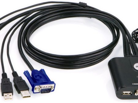 CS22U 2-Port Cable KVM SwitchAten For Sale