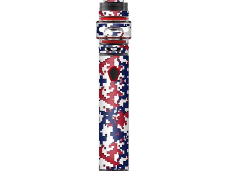 Digi Camo Team Colors Camouflage Red Blue Smok Stick Prince Baby Skin on Sale