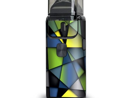 Green Blue Geometry Shapes Aspire Breeze 2 Skin For Sale