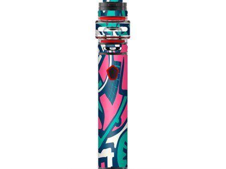 Green Gecko Abstract Pop Art Smok Stick Prince Baby Skin Supply