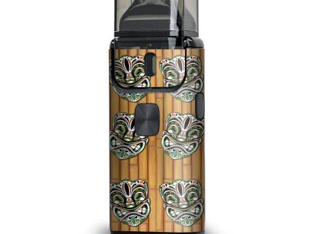 Tiki Faces On Bamboo Aspire Breeze 2 Skin For Cheap