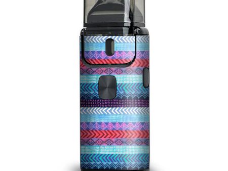 Aztec Blue Tribal Chevron Aspire Breeze 2 Skin Online Sale