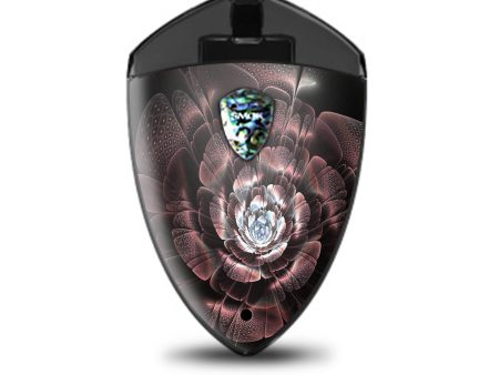 Abstract Rose Flower Smok Rolo Badge Skin Online Hot Sale