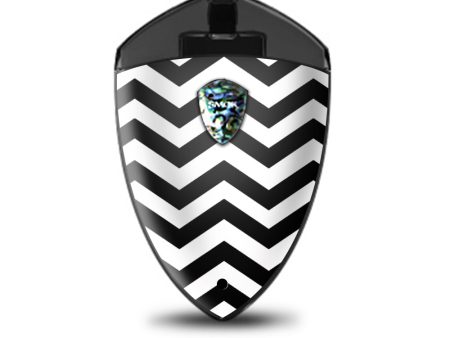 Black Chevron  Smok Rolo Badge Skin Online Sale