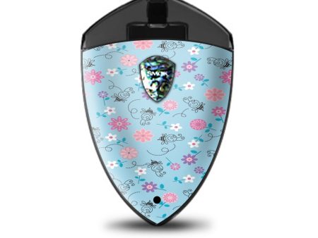 Bees Flowers Smok Rolo Badge Skin Cheap