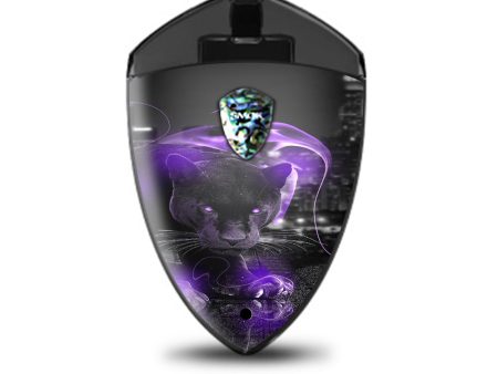 Black Panther Purple Smoke Smok Rolo Badge Skin Hot on Sale