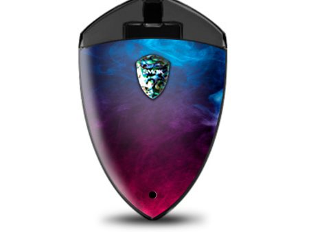 Blue Pink Smoke Cloud Smok Rolo Badge Skin Cheap