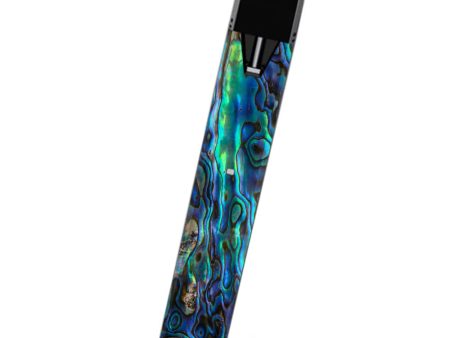 Abalone Shell Green Swirl Blue Gold Smok Fit Ultra Portable Skin Online now