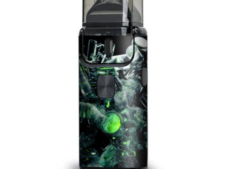 Trippy Glass 3D Green Aspire Breeze 2 Skin on Sale