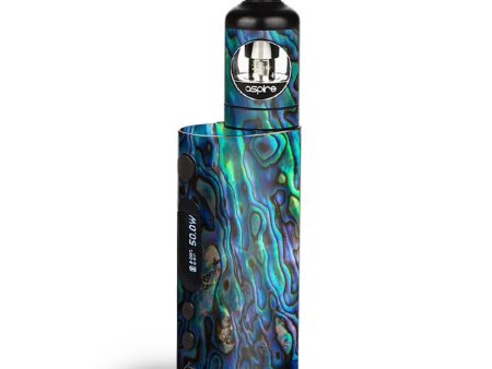 Abalone Shell Green Swirl Blue Gold Aspire Zelos Skin on Sale