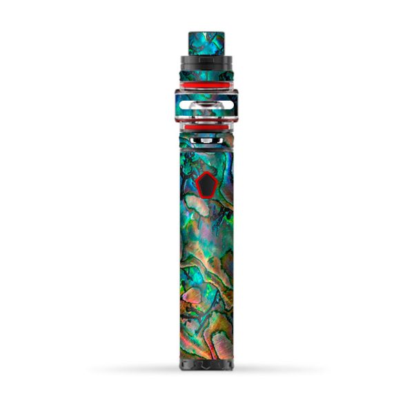 Abalone Shell Swirl Neon Green Opalescent Smok Stick Prince Baby Skin Hot on Sale