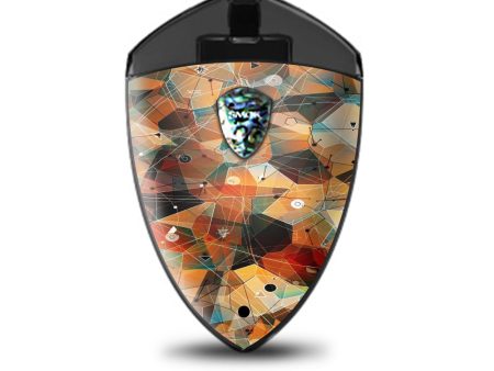 Abstract Triangles Smok Rolo Badge Skin Cheap