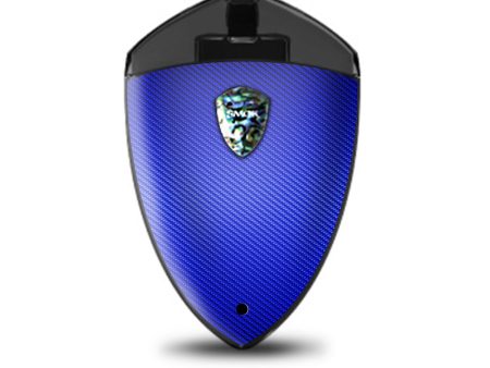 Blue Carbon Fiber Graphite Smok Rolo Badge Skin Sale