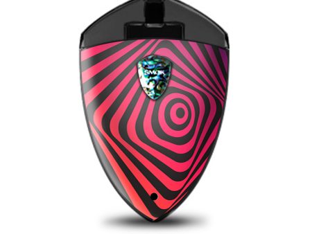 Abstract Movement Trippy Psychedelic Smok Rolo Badge Skin For Cheap