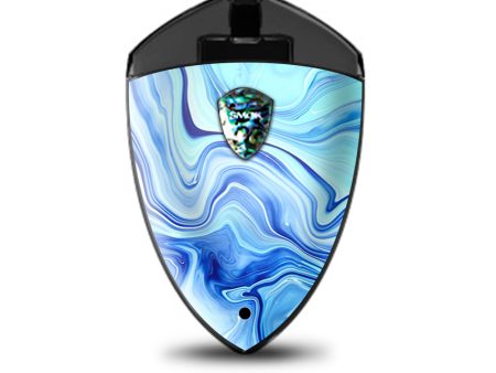 Blue Marble Rocks Glass Smok Rolo Badge Skin Online Hot Sale